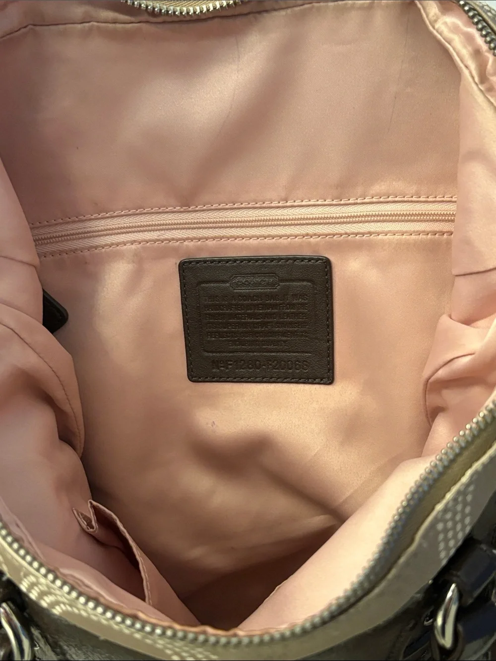 Coach shoulder tote
